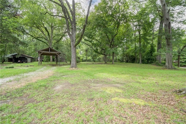 221 3rd Ct SW, Fayette, AL 35555 - view of green lawn featuring a detached carport