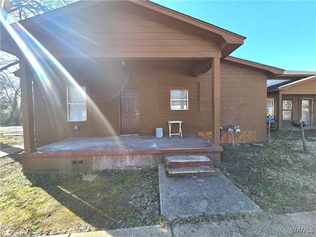 view of rear view of house