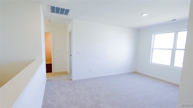 empty room with light carpet