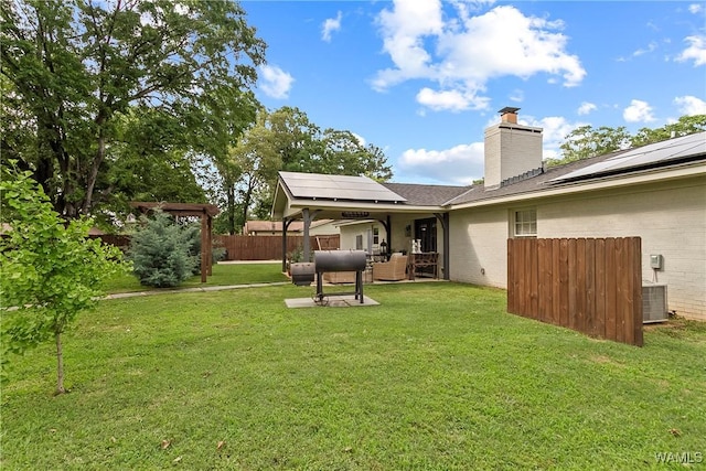 2507 Twin Mnr, Northport, AL 35476 - view of yard featuring a patio and central AC