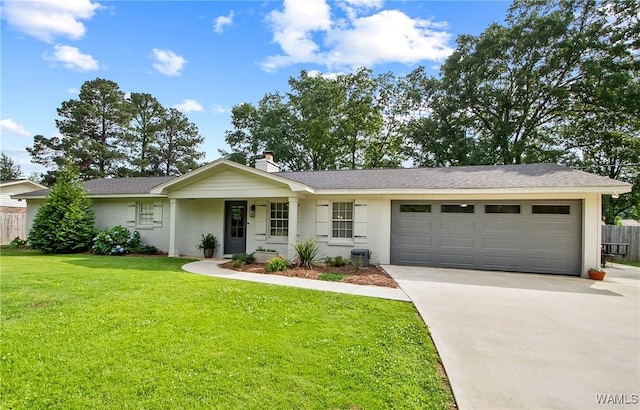 2507 Twin Mnr, Northport, AL 35476 - ranch-style house featuring driveway, a garage, and a shingled roof