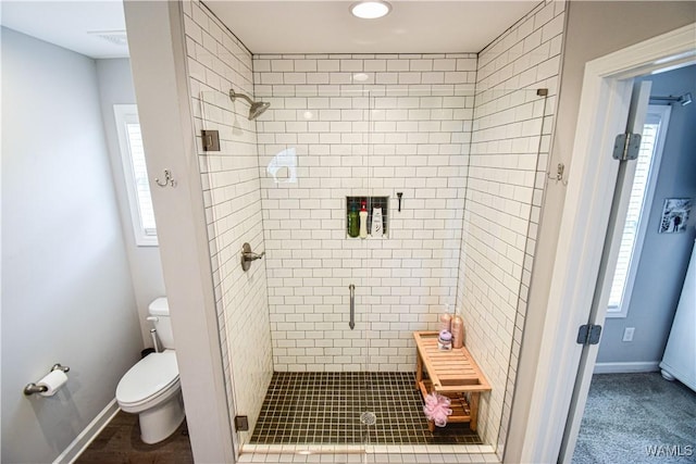 13946 Sullivan Blvd, Northport, AL 35475 - full bath featuring a stall shower, healthy amount of natural light, and recessed lighting