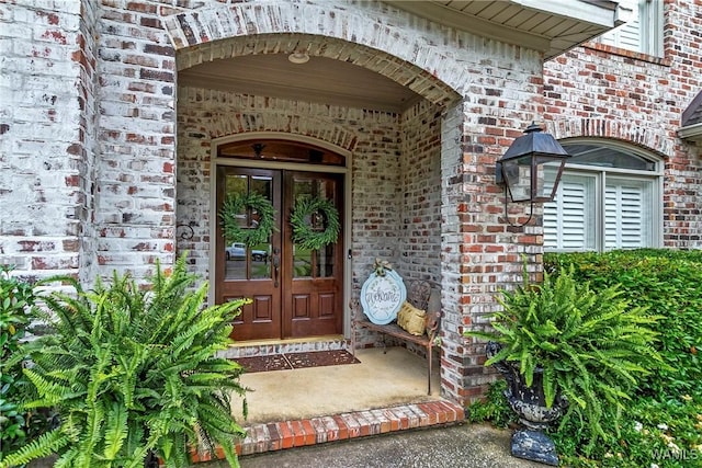 2940 Lake Crest Dr, Tuscaloosa, AL 35406 - entrance to property featuring brick siding and french doors
