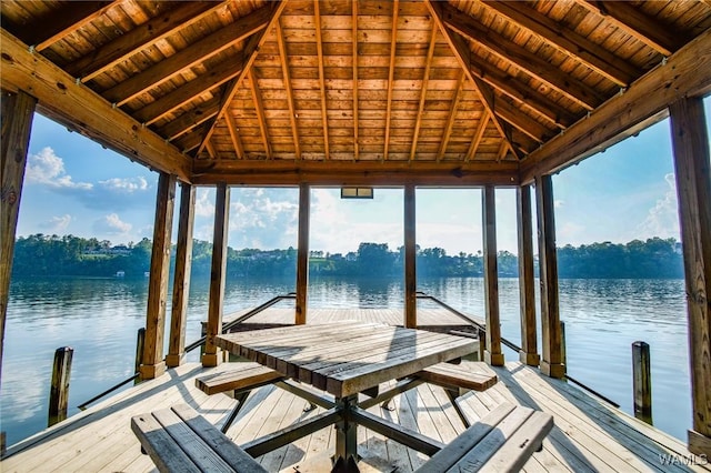 2940 Lake Crest Dr, Tuscaloosa, AL 35406 - dock with a water view