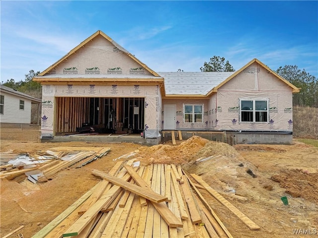 view of rear view of house