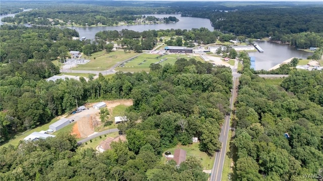 12515 Bone Camp Rd, Northport, AL 35475 - aerial view of property and surrounding area with a forest and a large body of water