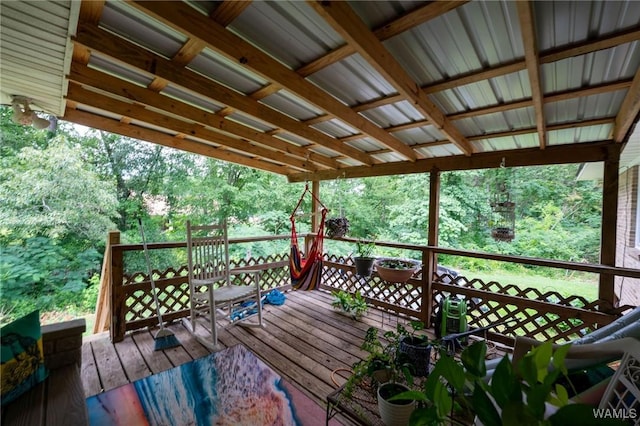 12515 Bone Camp Rd, Northport, AL 35475 - view of wooden terrace