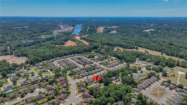 3541 Oak Bend Rd, Tuscaloosa, AL 35406 - aerial perspective of suburban area featuring a forest