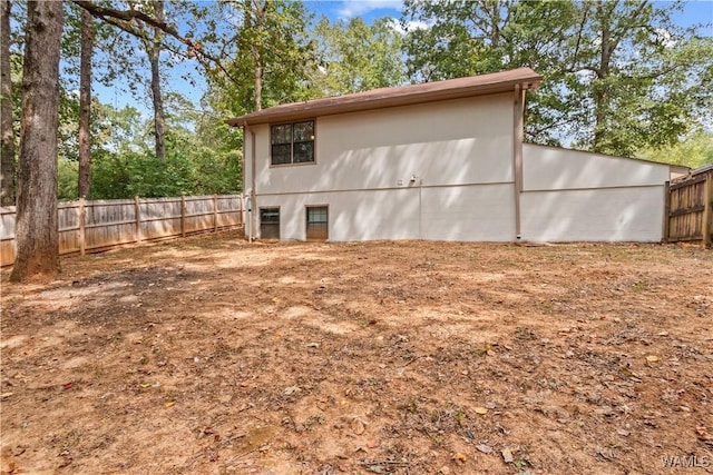 view of rear view of property