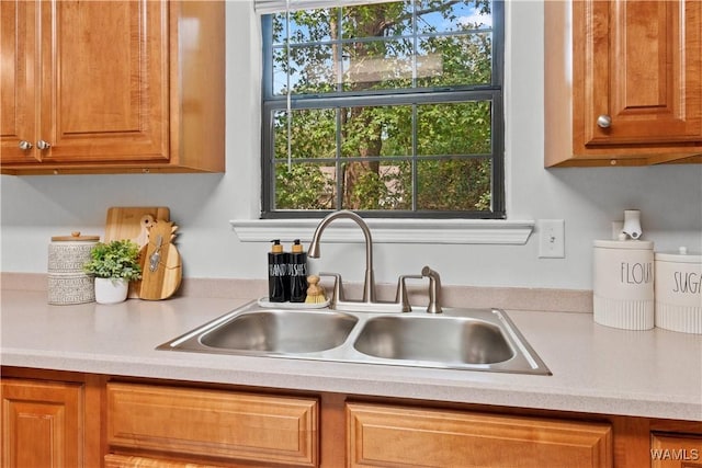 kitchen featuring sink