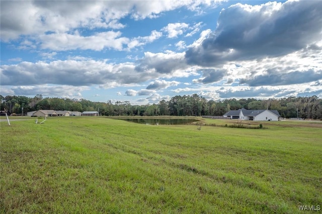 view of yard featuring a rural view