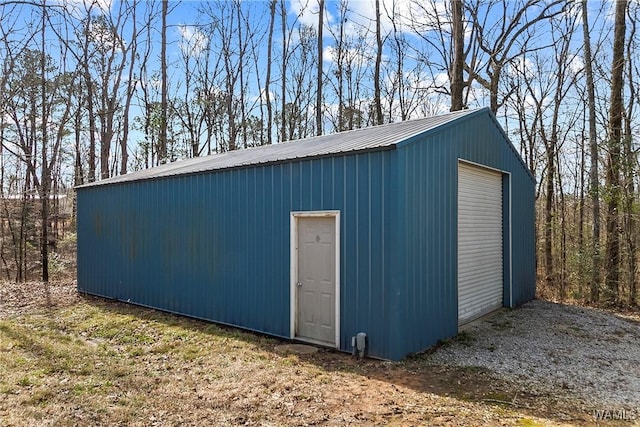 view of outbuilding featuring an outdoor structure