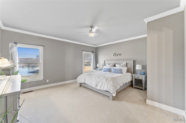 20892 Sharon Dr, Lake View, AL 35111 - bedroom with light carpet, multiple windows, and baseboards