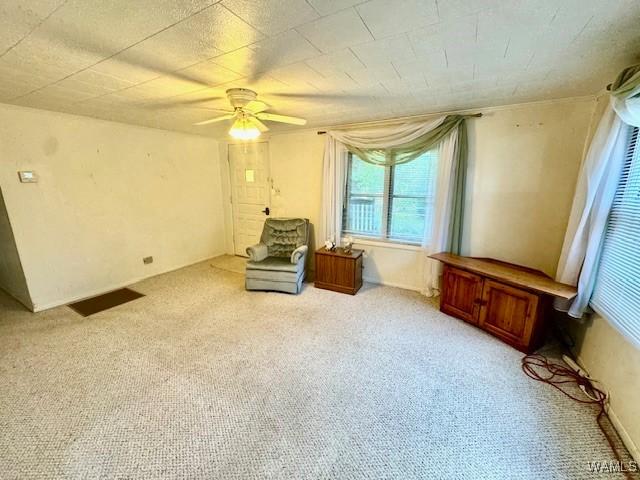 1511 Service St, Demopolis, AL 36732 - unfurnished room with carpet and ceiling fan