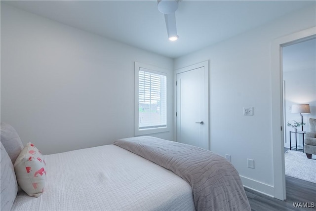 500 Grace St Unit 304, Tuscaloosa, AL 35401 - bedroom with dark wood finished floors