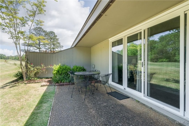 view of patio