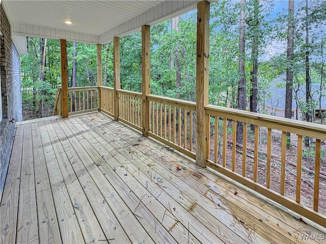 8 Northside Rd, Berry, AL 35546 - view of wooden terrace