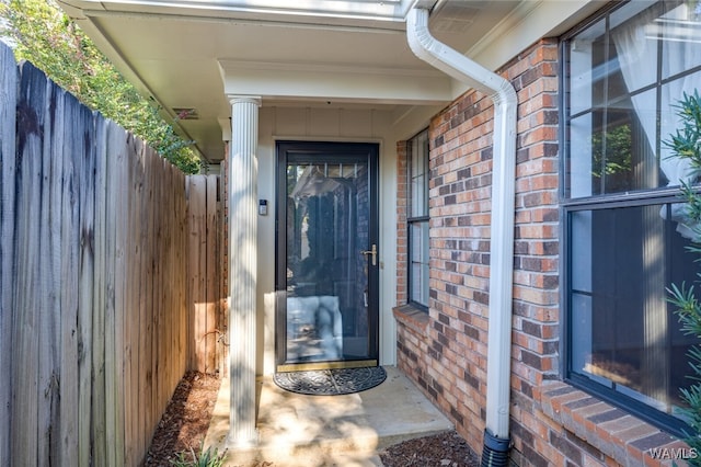 view of property entrance