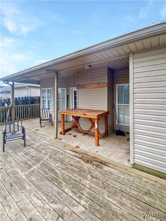 1902 45th Ave, Northport, AL 35476 - wooden deck featuring fence