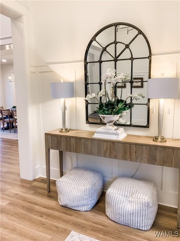 room details with wood-type flooring