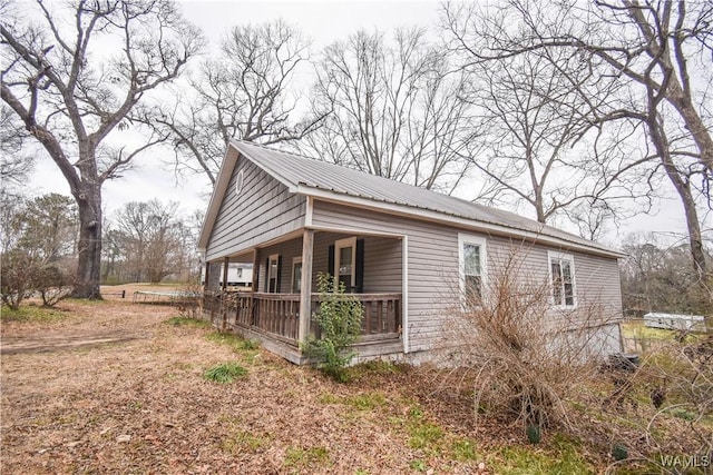 view of side of property