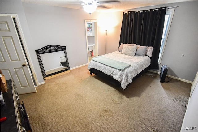 bedroom featuring carpet floors