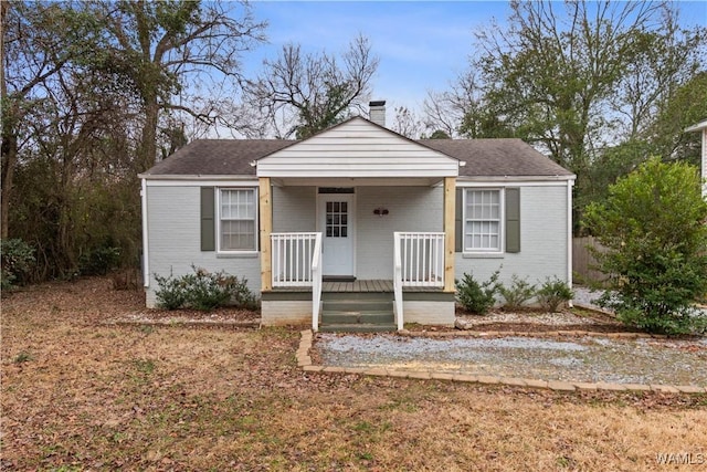 bungalow with a porch