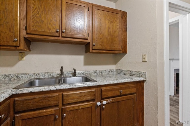 kitchen featuring sink