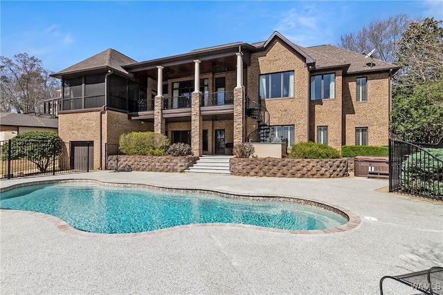 10416 Harbourtowne Dr, Northport, AL 35475 - swimming pool with a patio area