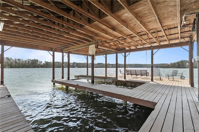 10416 Harbourtowne Dr, Northport, AL 35475 - dock with a water view and boat lift