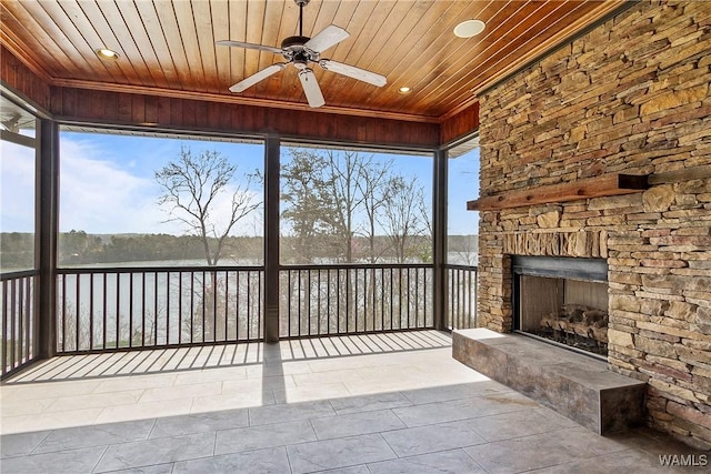 10416 Harbourtowne Dr, Northport, AL 35475 - view of unfurnished sunroom