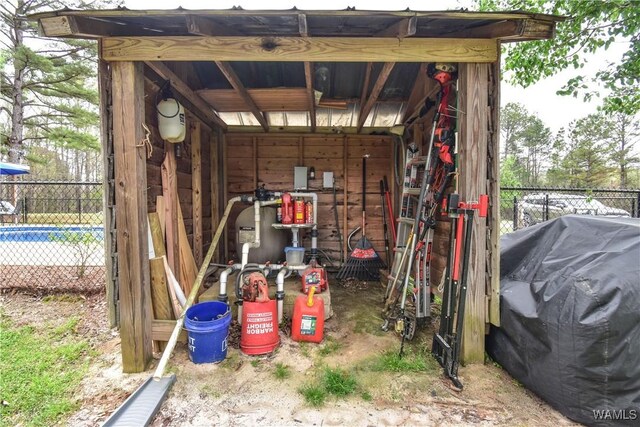 15337 Strawberry Ln, Northport, AL 35475 - view of outdoor structure featuring fence