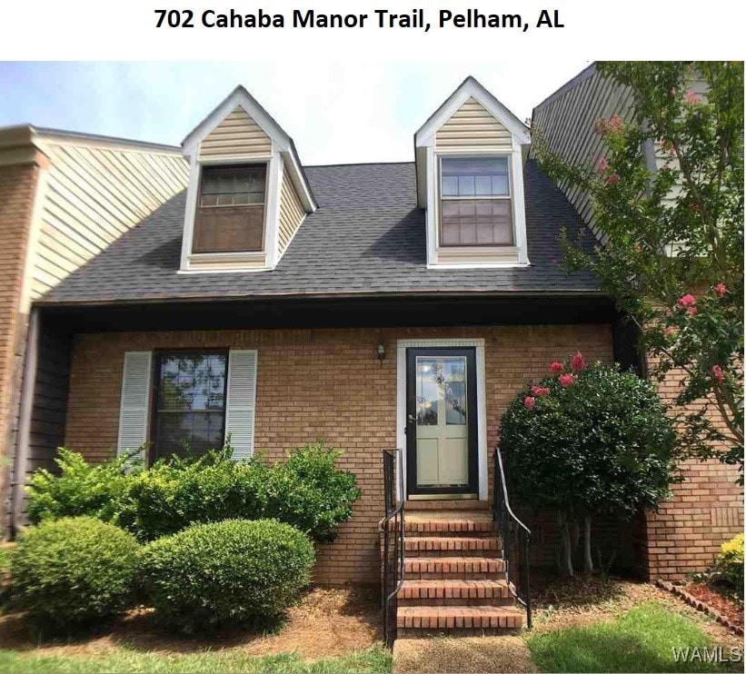 1949 Riva Ridge Rd, Helena, AL 35080 - new england style home with brick siding, entry steps, and roof with shingles