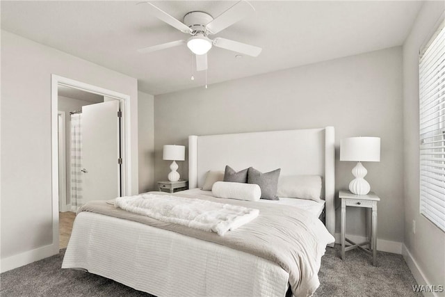 680 6th Ave NE Unit 3310, Tuscaloosa, AL 35404 - carpeted bedroom featuring baseboards and ceiling fan