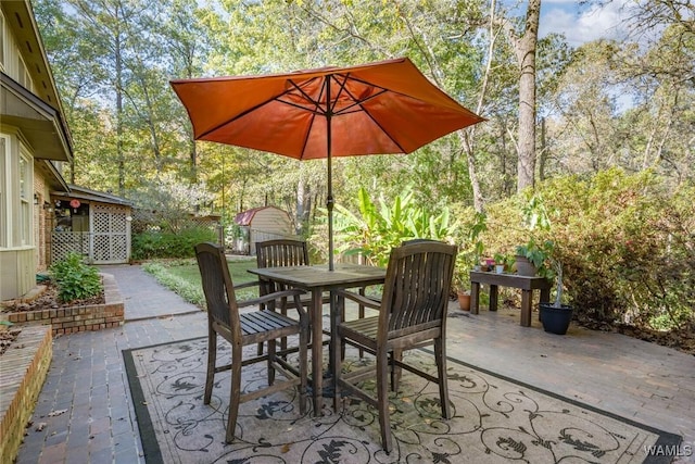 view of patio