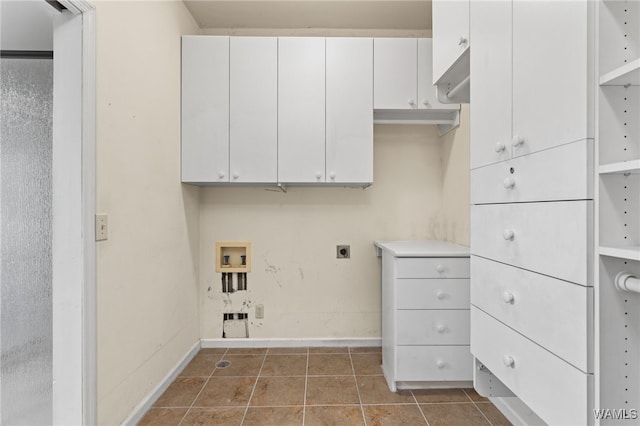 4184 Graves Gap Rd, Hayden, AL 35079 - laundry room featuring electric dryer hookup, washer hookup, and light tile patterned flooring