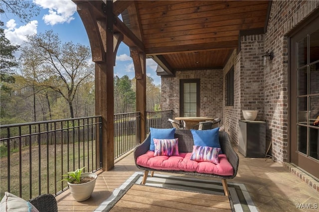 view of deck