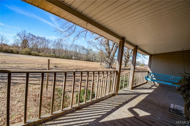 view of deck