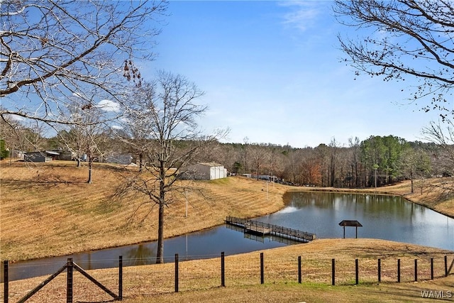 property view of water