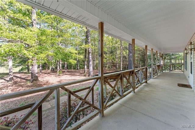 12863 N Country Dr, Tuscaloosa, AL 35475 - view of patio / terrace featuring covered porch