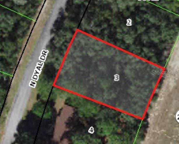 10195 N Dyal Dr, Citrus Springs FL, 34434 land for sale