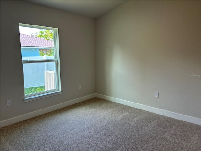 empty room featuring carpet