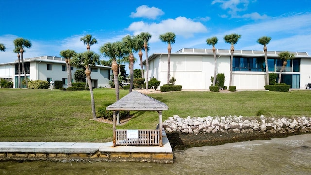 exterior space featuring a yard