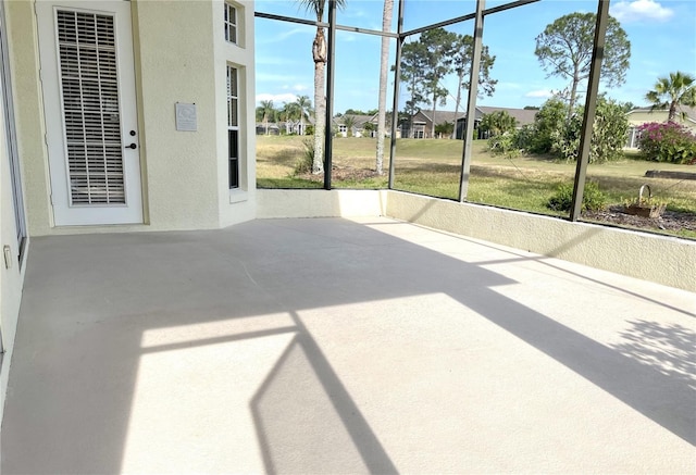 255 Royal Palm Dr, Davenport, FL 33837 - unfurnished sunroom featuring a heating unit