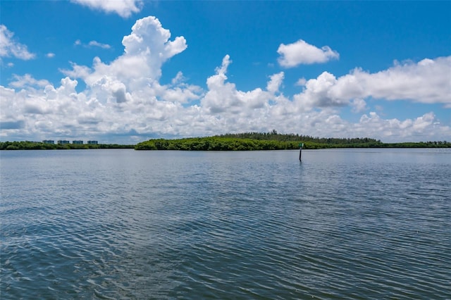 view of property view of water