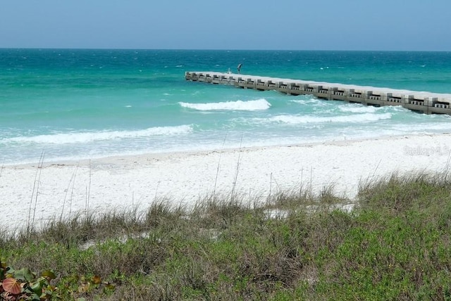 water view featuring a view of the beach