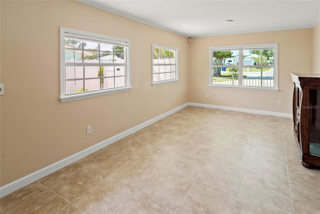 view of unfurnished living room