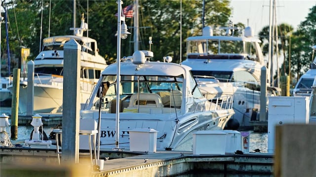 view of dock