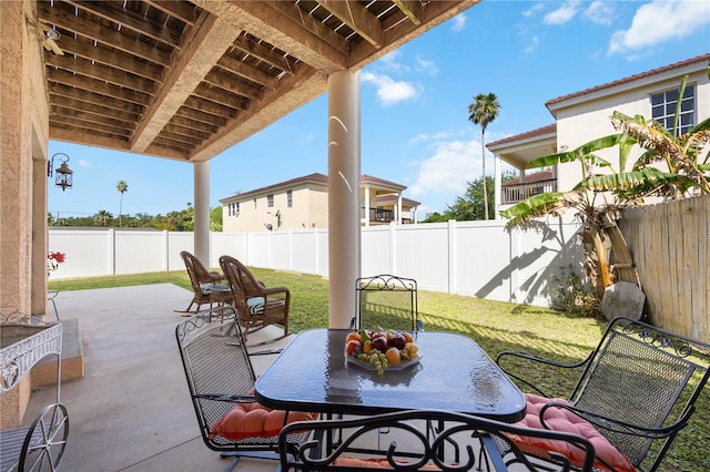 view of patio