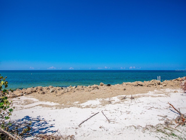 water view with a beach view